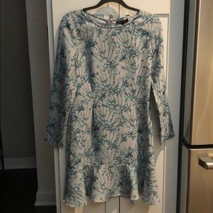 Never Worn gray and aqua Banana Republic dress